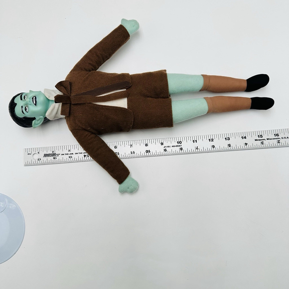 The Munsters EDDIE MUNSTER Plush Plastic Doll 16” VTG Collectible Toy Factory - Picture 4 of 6